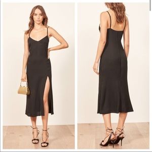 Reformation Crimini Leg Slit Dress 0